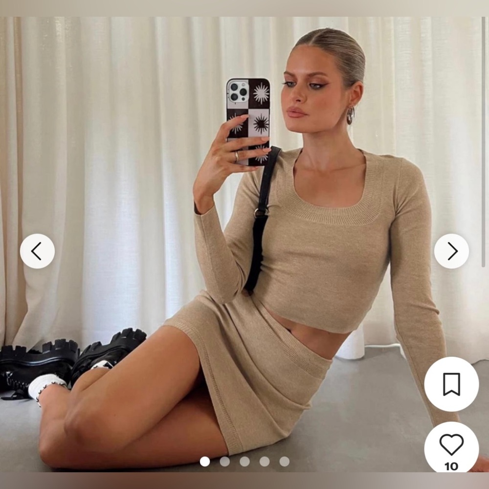 Princess Polly Sweater Set Mini Skirt